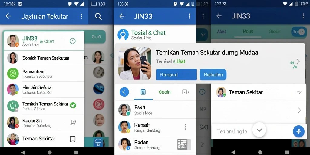 Tampilan antarmuka JIN33 yang menarik dan mudah digunakan.