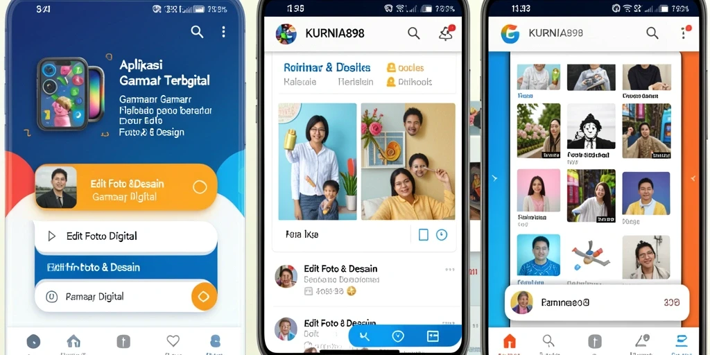 Tampilan antarmuka KURNIA898 yang modern dan menarik.